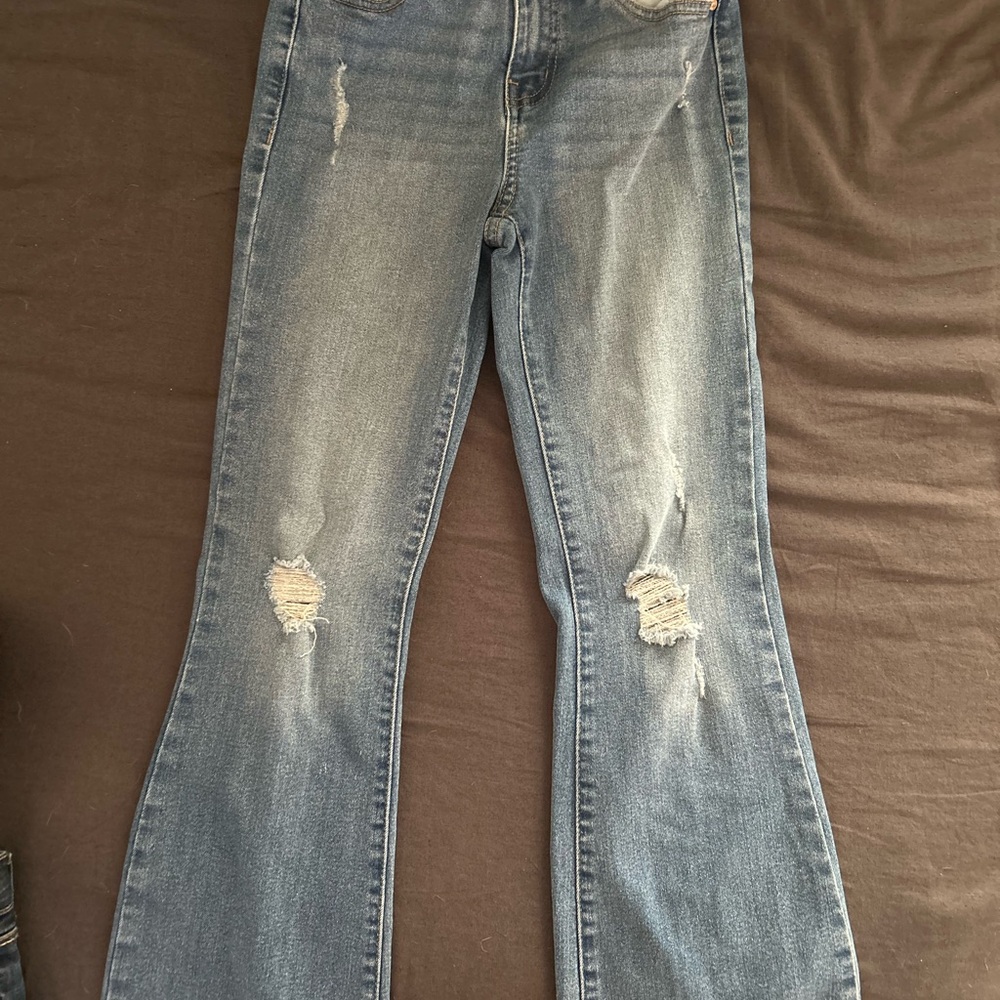 Girls size 10 jean lot- 6 pairs great used condition